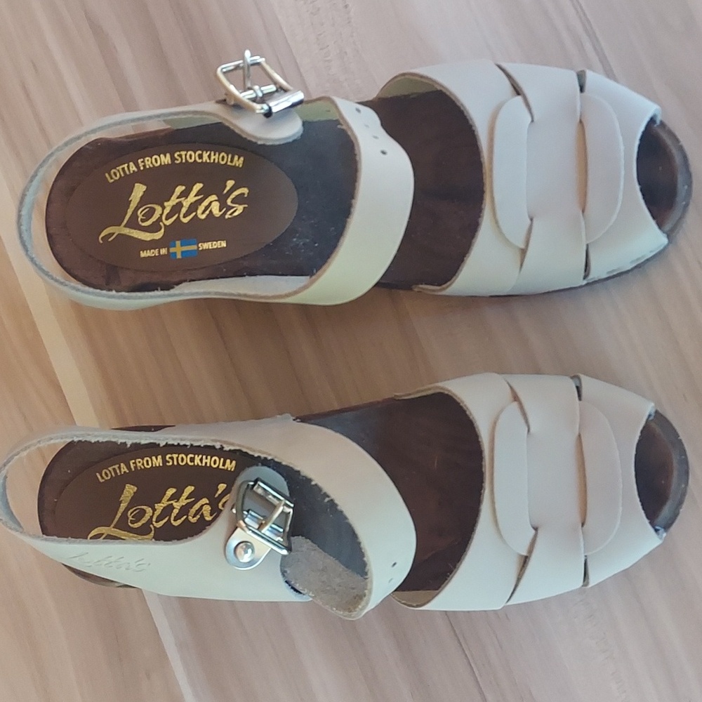 Lotta From Stockholm Peep Toe Clogs - Picture 4 of 8